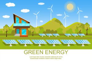 Renewable Energy Saves You Money on Electricity mordern home saing on solar